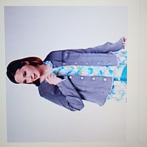 LOGO by Lori Goldstein Denim Jacket with Frayed Edges